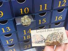 Load image into Gallery viewer, 2025 Crystal Advent Calendar, A Mix of Raw and Tumbled 24 Gemstones