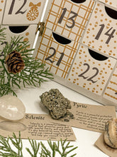 Load image into Gallery viewer, Crystal Advent Calendar in a Wooden Box