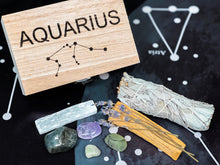 Load image into Gallery viewer, Aquarius Gift Box, Crystals For Aquarius, Aquarius Crystals
