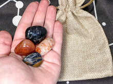 Load image into Gallery viewer, Leo Crystal Set, Leo Crystal Gift, Leo Candle, Leo Crystals, Leo Gemstones, Crystals for Leo