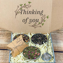 Load image into Gallery viewer, Thinking of You, Tea Gift Set, Care Package, Long Distance Gift Box