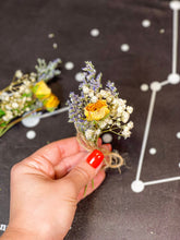 Load image into Gallery viewer, Mini Dried Flowers Bouquet with Roses, Small Dried Flower Bunch