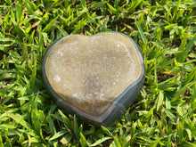 Load image into Gallery viewer, Large Druzy Agate Heart, Agate Large Heart, Druzy Heart, Jumbo Agate Heart