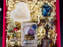 Load image into Gallery viewer, Birthday Crystal Set, Birthday Crystal Box, Crystal Birthday Gift Set, Birthday Gift Set Gemstones, Crystals Gift For Friend, Birthday Kit