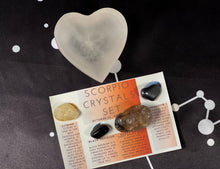 Load image into Gallery viewer, Scorpio Crystals Set, Scorpio Crystals Box, Crystals for Scorpio, Scorpio Crystals Kit, Zodiac Crystals, Scorpio Birthstones