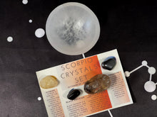 Load image into Gallery viewer, Scorpio Crystals Set, Scorpio Crystals Box, Crystals for Scorpio, Scorpio Crystals Kit, Zodiac Crystals, Scorpio Birthstones