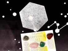 Load image into Gallery viewer, Taurus Crystals Set, Taurus Crystal Box, Taurus Metaphysical Crystals, Taurus Stones, Taurus Birthstones, Crystals for Taurus