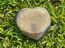 Load image into Gallery viewer, Large Druzy Agate Heart, Agate Large Heart, Druzy Heart, Jumbo Agate Heart
