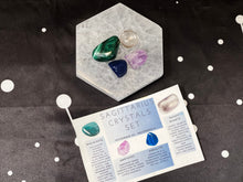 Load image into Gallery viewer, Sagittarius Crystal Set, Sagittarius Crystals, Crystal Box for Sagittarius, Sagittarius Stones, Sagittarius Birthstones Kit, Sagittarius Gem