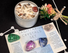 Load image into Gallery viewer, Sagittarius Crystal Set, Sagittarius Crystal Box, Crystals for Sagittarius, Sagittarius Stone Kit, Sagittarius Birthstones, Zodiac Crystals