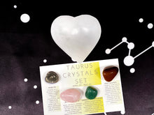Load image into Gallery viewer, Taurus Crystals Set, Taurus Crystal Box, Taurus Metaphysical Crystals, Taurus Stones, Taurus Birthstones, Crystals for Taurus