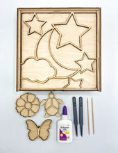 Load image into Gallery viewer, Crystal Craft Kit DIY, Craft Kit with Crystals, Crystals Date Night Box, Natural Crystals Craft Box, Craft Kit for Adult, DIY Crafts