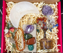 Load image into Gallery viewer, Virgo Deluxe Crystals Set, Virgo Crystals Box, Virgo Crystals Kit, Crystals for Virgo, Virgo Stones, Virgo Birthstones Set, Virgo Gift Set