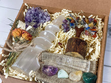 Load image into Gallery viewer, Large Deluxe Libra Crystals Set, Libra Crystal Birthday Box, Libra Crystal Kit, Crystal Kit for Virgo, Virgo Birthstones Set, Libra Stones