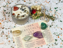Load image into Gallery viewer, Libra Crystals Set, Libra Birthday Gift, Libra Crystals, Crystals for Libra, Libra Gift Box, Libra Crystal Box, Libra Crystal Kit