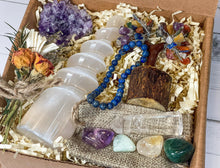 Load image into Gallery viewer, Large Deluxe Libra Crystals Set, Libra Crystal Birthday Box, Libra Crystal Kit, Crystal Kit for Virgo, Virgo Birthstones Set, Libra Stones
