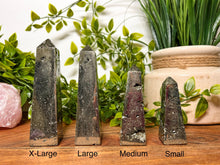 Load image into Gallery viewer, Pyrite tower, pyrite obelisk