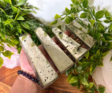 Load image into Gallery viewer, Pyrite Obelisk, Pyrite Tower by size, Pyrite Towers from Peru, AAA Quality