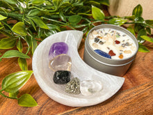 Load image into Gallery viewer, Protection and Strength Crystals Set, Crystals for Protection, Home Protection Crystals Gift, Protection Crystals, Protection Gemstones