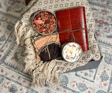 Load image into Gallery viewer, Hygge Gift Box with Blanket, Gift Box for Mother, Cage Gift Basket, Hygge Gifts