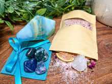 Load image into Gallery viewer, Good Energy Crystals Set, Crystals Set for Relaxation, Witchcraft Crystals Set, Tumbled Crystals Spa Set, Crystals Gift Set, Crystals Kit