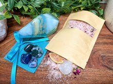 Load image into Gallery viewer, Good Energy Crystals Set, Crystals Set for Relaxation, Witchcraft Crystals Set, Tumbled Crystals Spa Set, Crystals Gift Set, Crystals Kit
