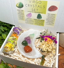Load image into Gallery viewer, Virgo Crystals Gift Box, Virgo Stones, Virgo Gift Set