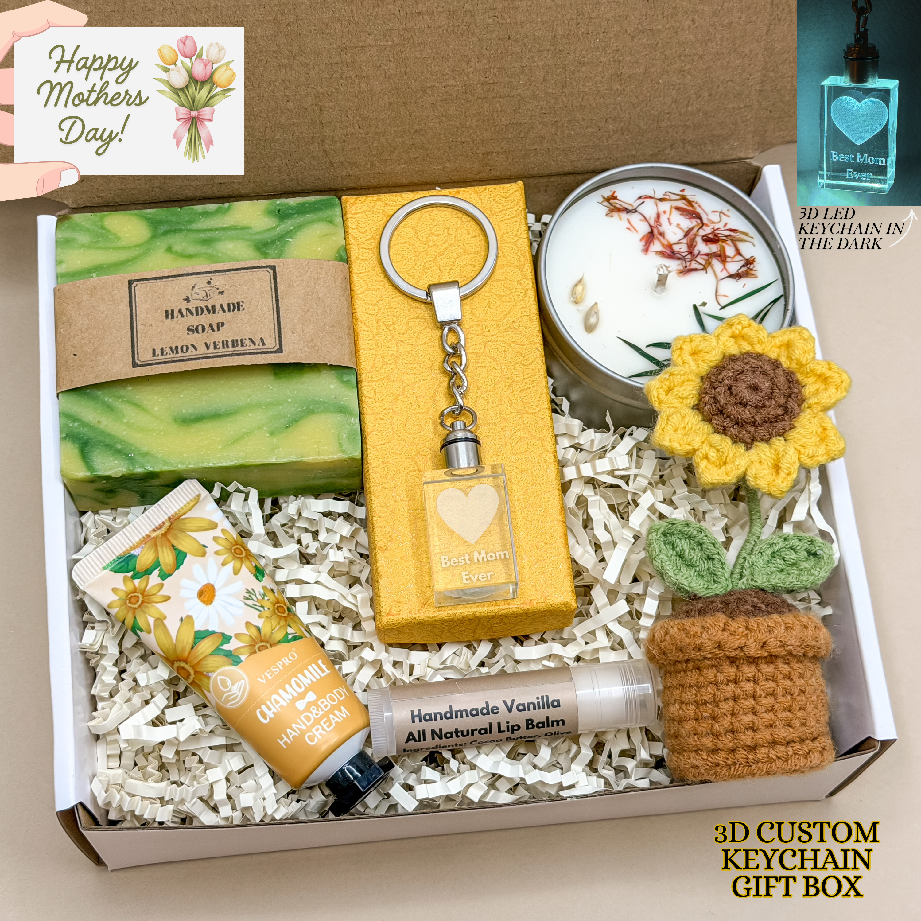 Custom Mothers Gift Box, Gift Box for Grandma, Self Care Daughter to Mother Gift