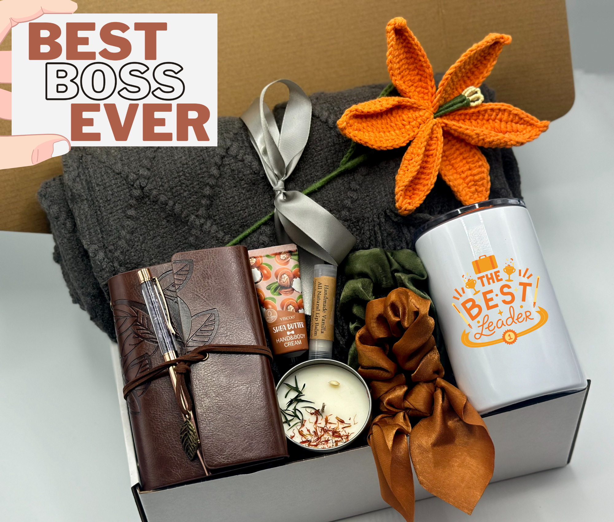 Boss Appreciation Gift, Gift Box for Boss, Best Boss Ever Gift, Boss Babe Gift Box,  Christmas Boss Gifts, Boss Basket, Best Boss Gift Idea