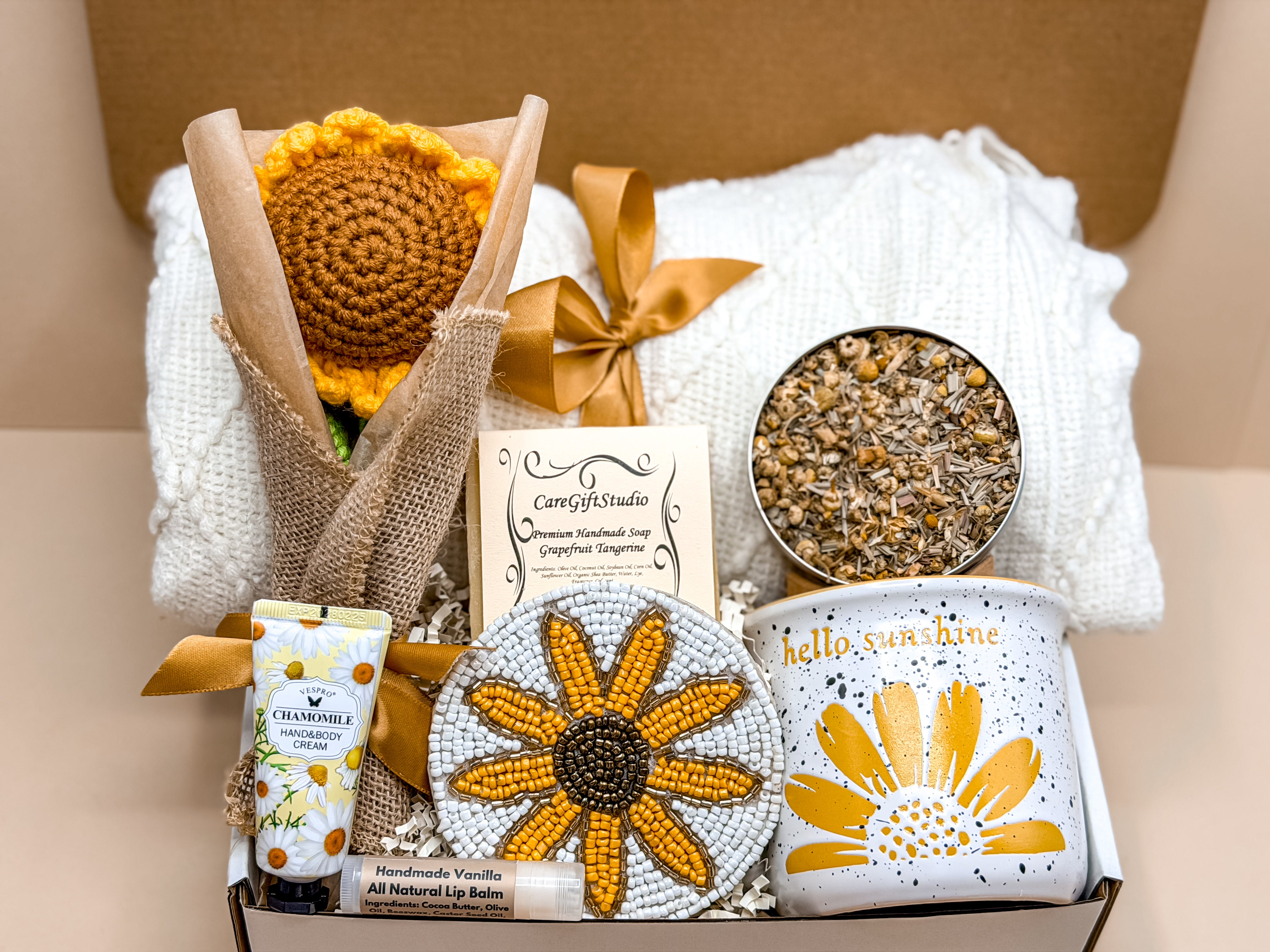 Thinking of You Care Package, Sympathy Gift, Bereavement Basket, Cozy Grief Box, Condolence Set