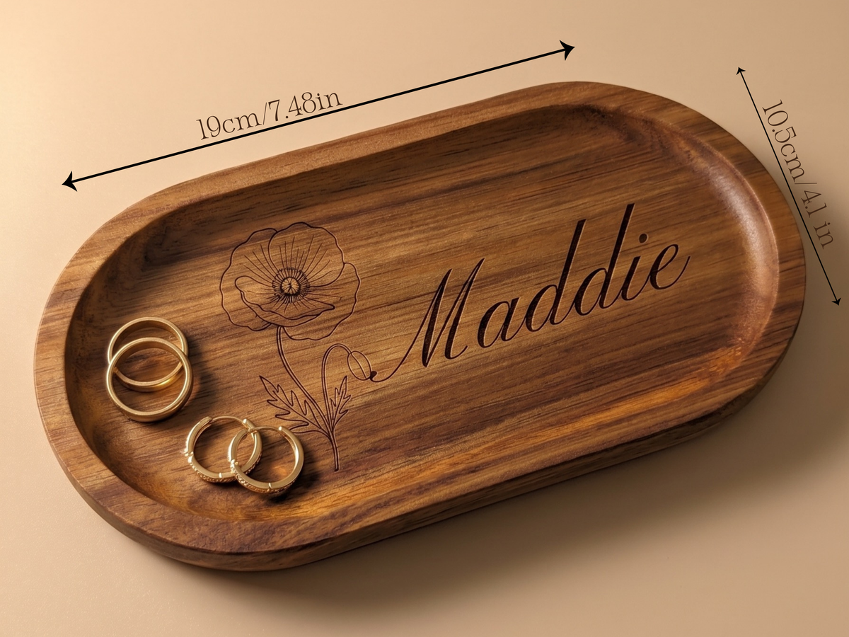 Birthday Gift Box For Her, Spa Set, Custom Wooden Name Tray, Cozy Throw, Journal