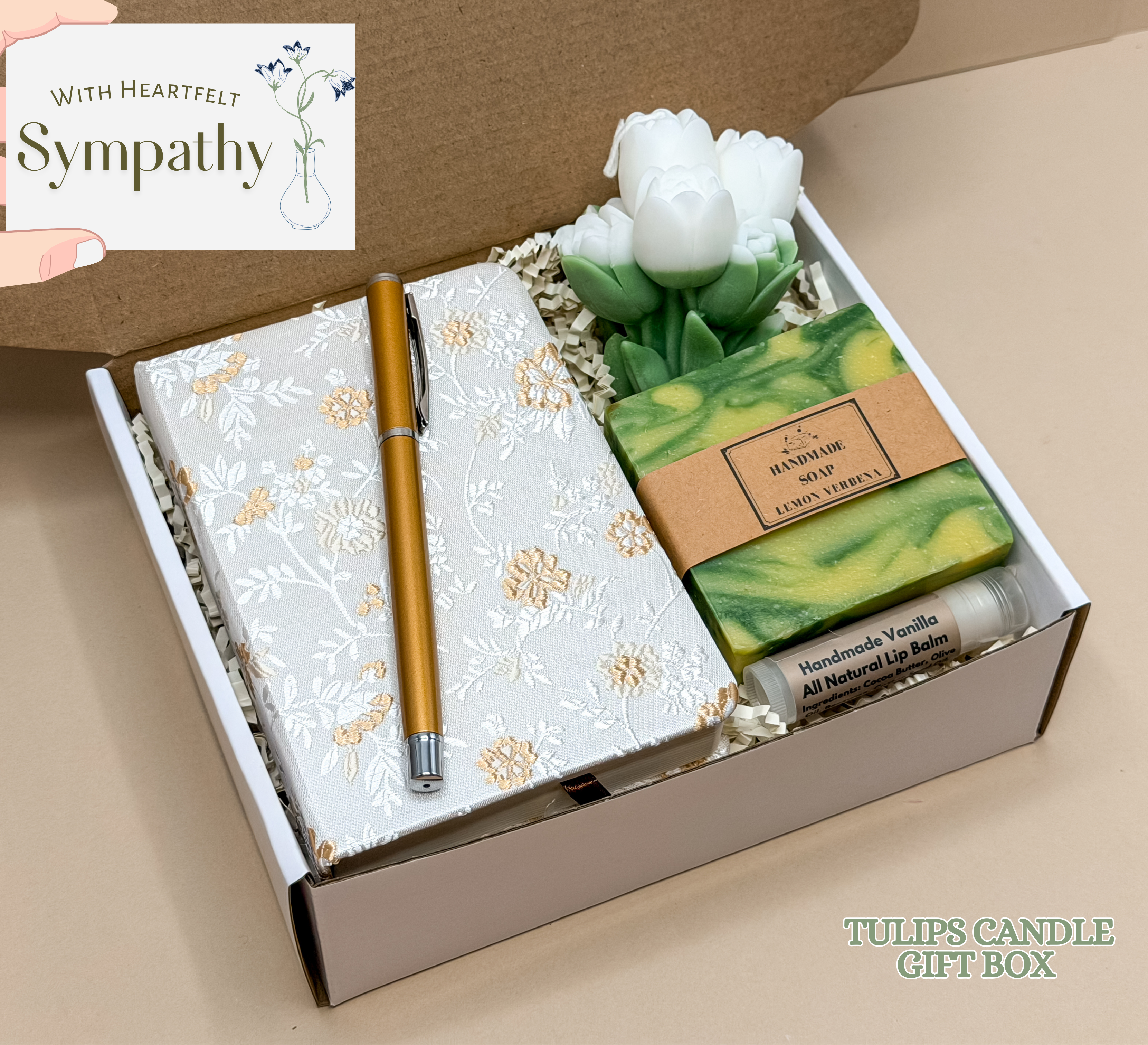 Thinking of You Care Package, Sympathy Gift, Bereavement Basket, Cozy Grief Box, Condolence Set
