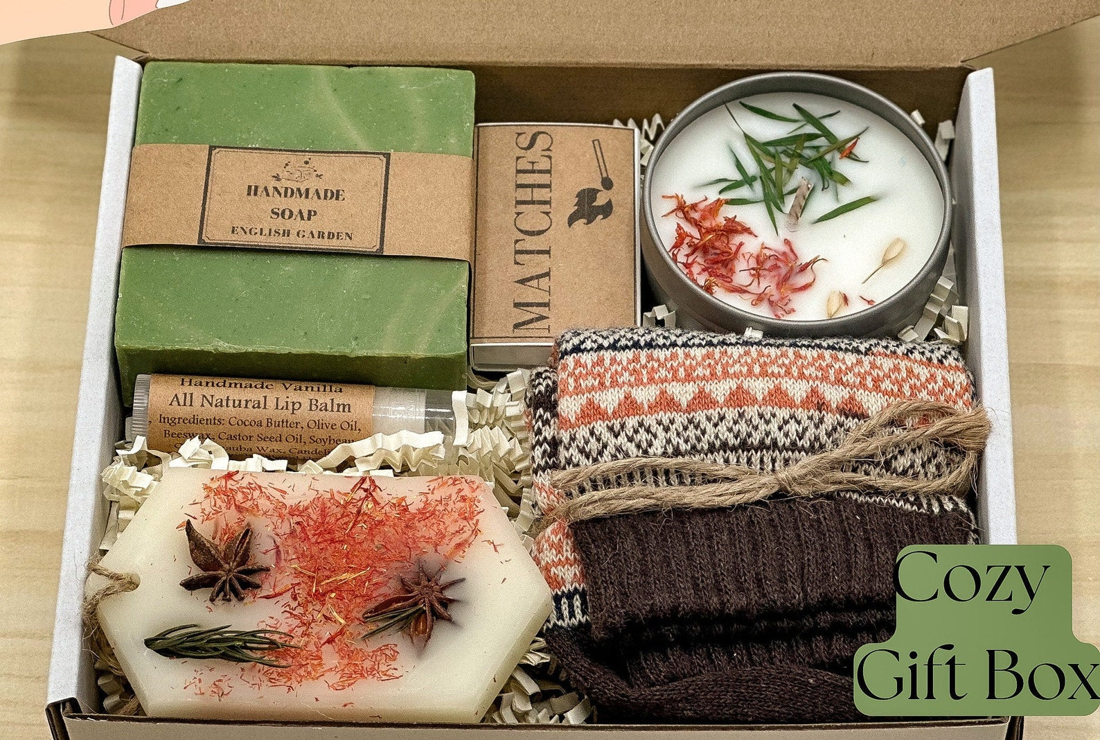 Spring Gift Box, Mothers Gift Basket, Mother's Day Gift Set, Gift Box for Grandma, Birthday Gift Set, Daughter to Mom, Mom Self Care Gift