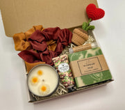 Thinking Of You Box, Hug In A Box, Encouragement Gift, Mom Gift Set, Hygge Gift Box, Cozy Care Package, Self Care Basket, Birthday Gift