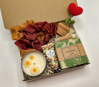 Thinking Of You Box, Hug In A Box, Encouragement Gift, Mom Gift Set, Hygge Gift Box, Cozy Care Package, Self Care Basket, Birthday Gift