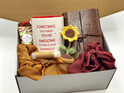 Self Care Basket, Hug In A Box, Encouragement Gift, Mom Gift Set, Hygge Gift Box, Thinking Of You Box, Blanket Gift Box, Cozy Care Package