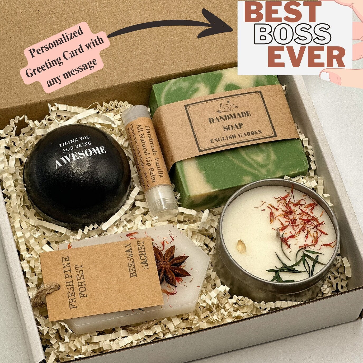 Boss Day Gift Box, Gift Box for Boss, Best Boss Ever Gift, Boss Babe Gift Box,  Christmas Boss Gifts, Boss Gift Basket, Best Boss Gift Idea