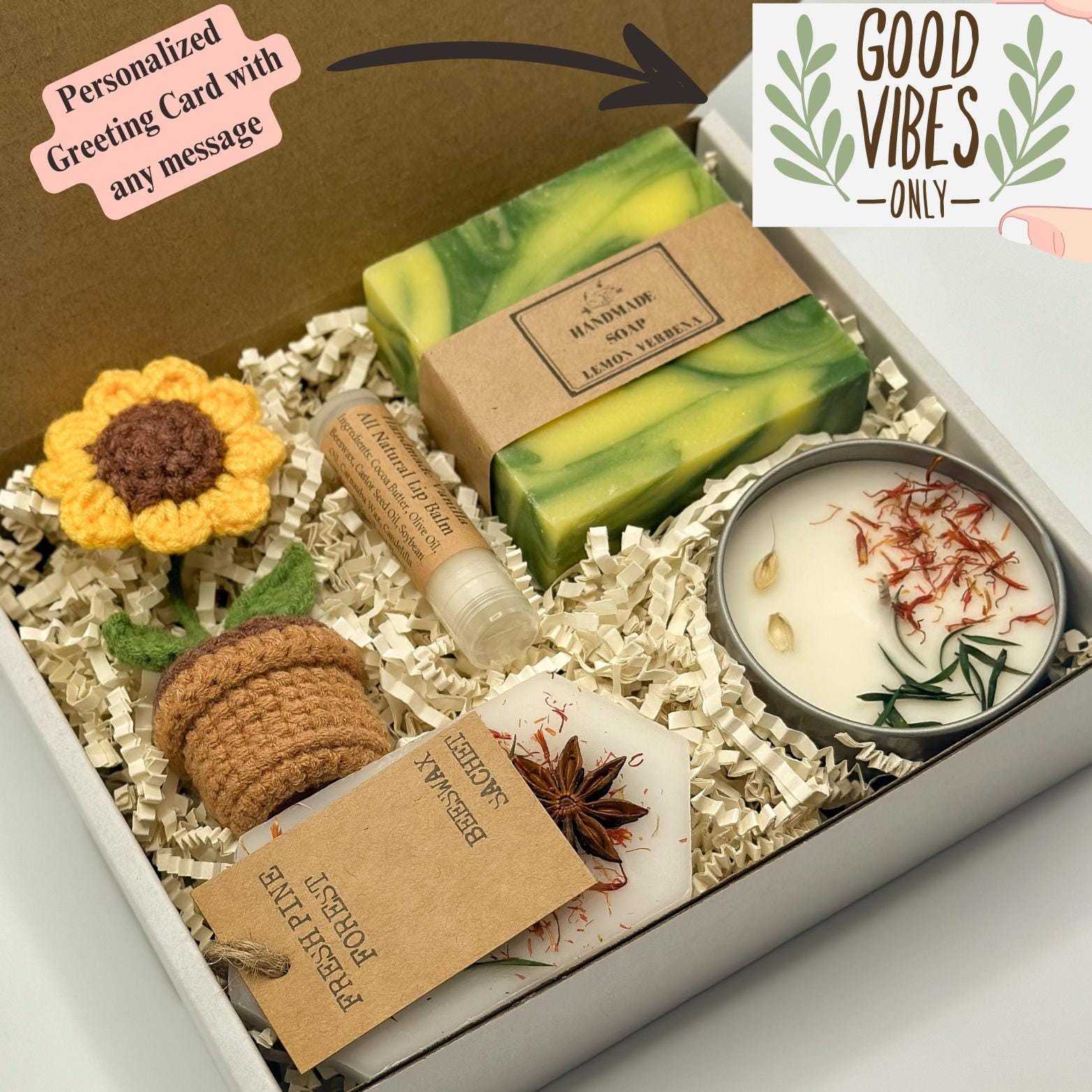 Cozy Care Package, Hug In A Box, Mom Gift Set, Hygge Basket, Thinking Of You