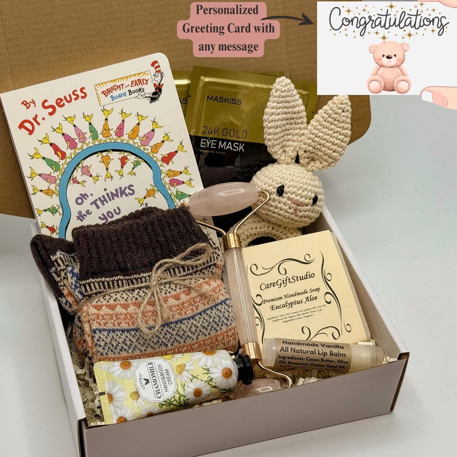 New Baby Gift Box, Pregnancy Set, Mom Care Package, Congratulations Idea, Third Trimester Basket