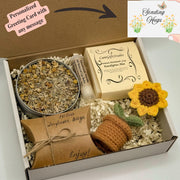 Tea Gift Set, Hug In A Box, Encouragement Gift, Mom Gift Set, Thinking Of You Box, Cozy Care Package, Self Care Basket, Tea Lover Gift Box