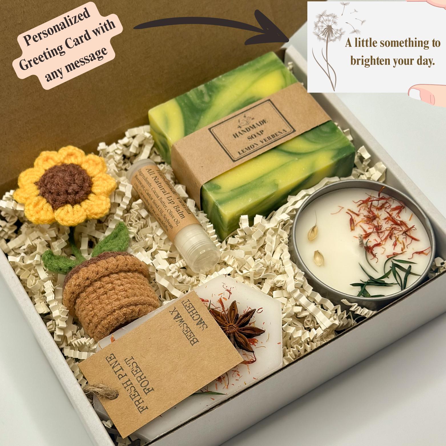 Hug in a Box, Cozy Self Care Package for Her, Basket for Mom, Client Appreciation