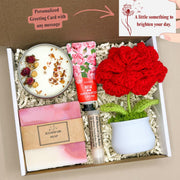 Self Care Gift Box, Relaxation Spa Set, Birthday Basket, Cozy Thinking Of You Gifts