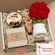 Self Care Gift Box, Relaxing Spa Set, Personalized Birthday Basket, Hygge Gifts for Her