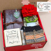 Aries Gift Box with 3D LED Keychain, Custom Aries Birthday Basket, Customized Zodiac Set