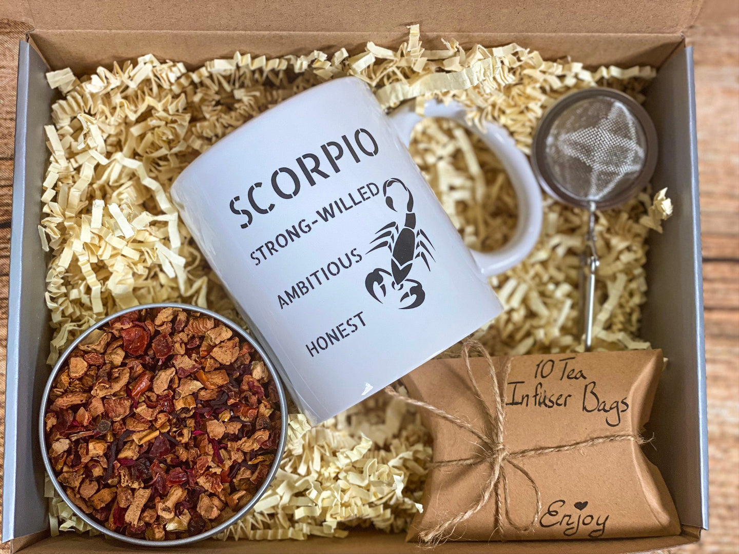 Scorpio Gift Box with Tea