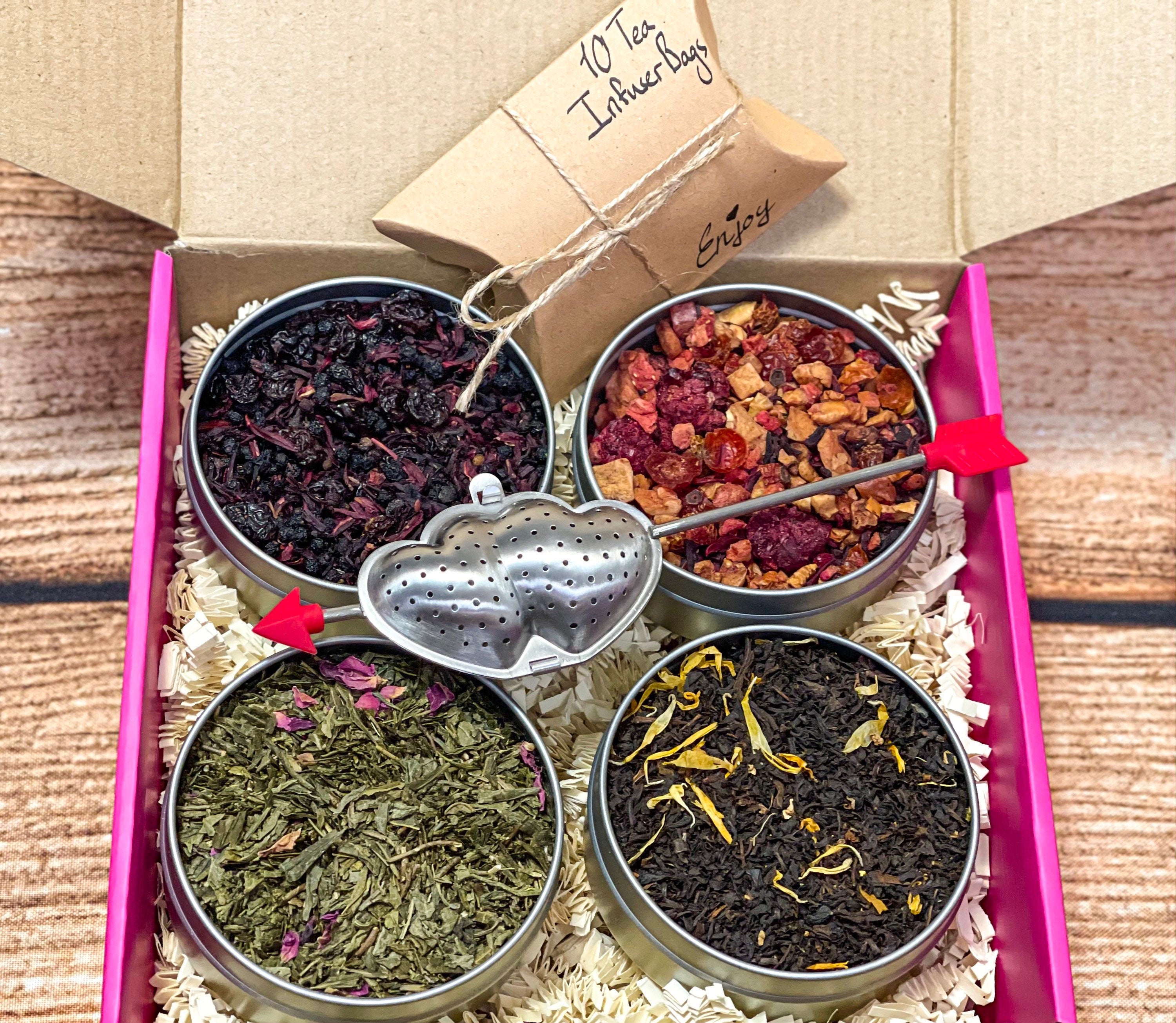 Loved Ones Tea Gift Box, Mom from Daughter Tea Gift Set, Gift Set for Girlfriend