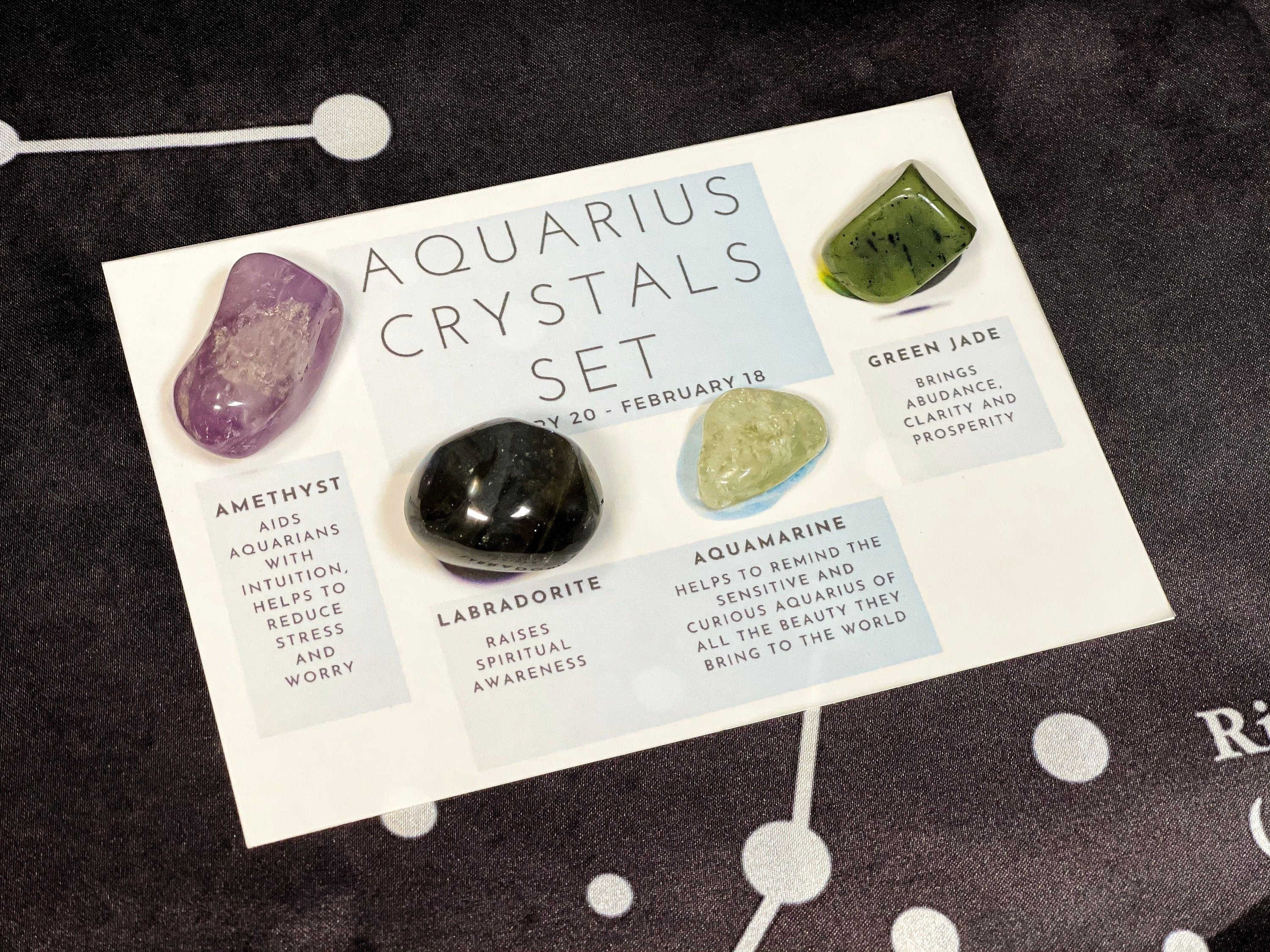 Aquarius Crystals Set, Aquarius Crystals Box