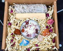 Load image into Gallery viewer, Cancer Crystal Gift, Cancer Crystals Box, Cancer Crystal Set, Cancer Crystals, Crystals for Cancer, Cancer Box, Cancer Crystals
