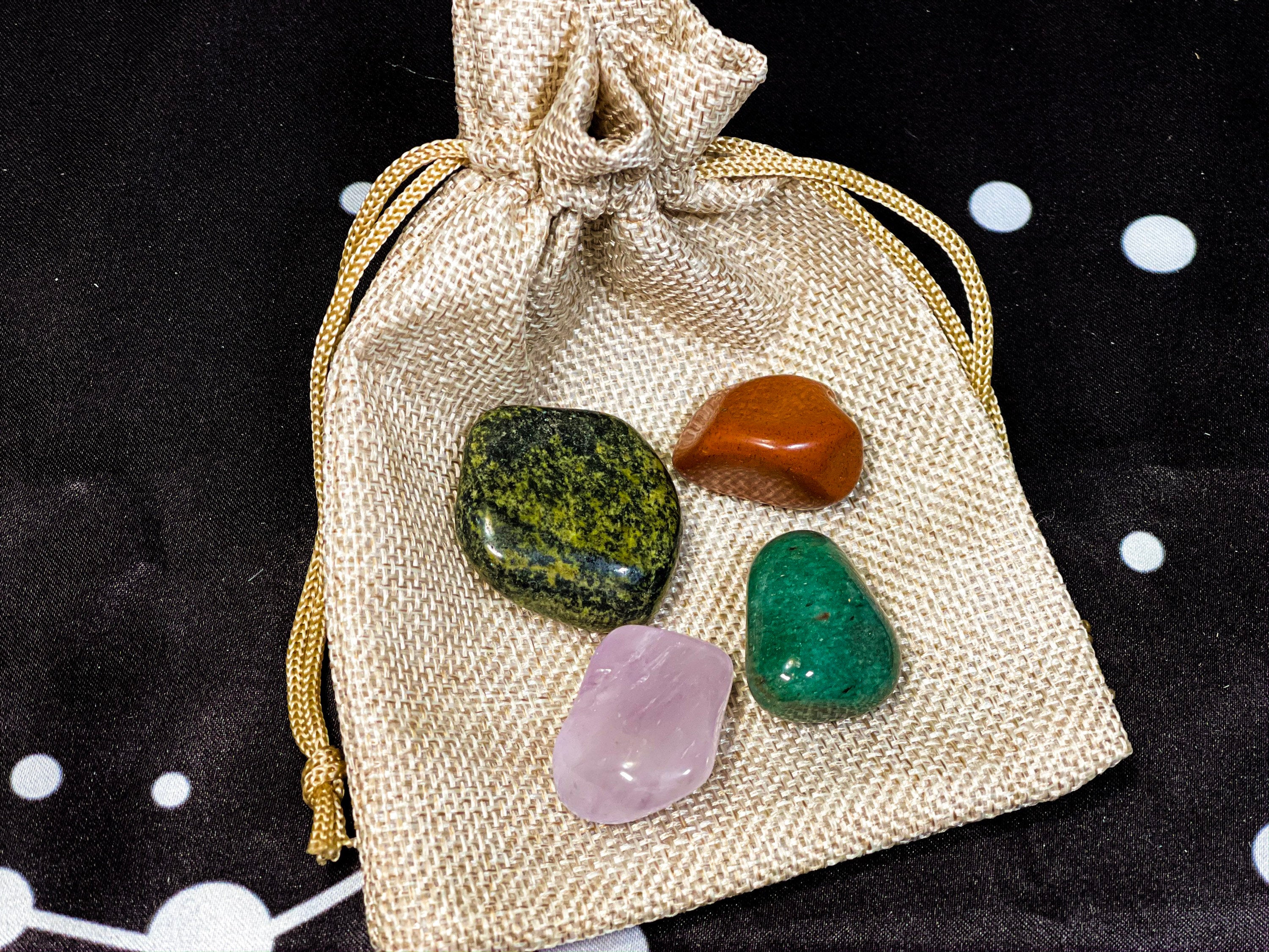 Virgo Crystals Set, Virgo Crystal Box, Virgo Stones, Virgo Crystals, Virgo Gift Wood Box with Crystals, Crystals for Virgo Zodiac