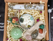 Taurus Crystal Gift Set, Taurus Crystal Box, Taurus Gift, Taurus Candle, Crystal Set for Taurus, Taurus Crystals